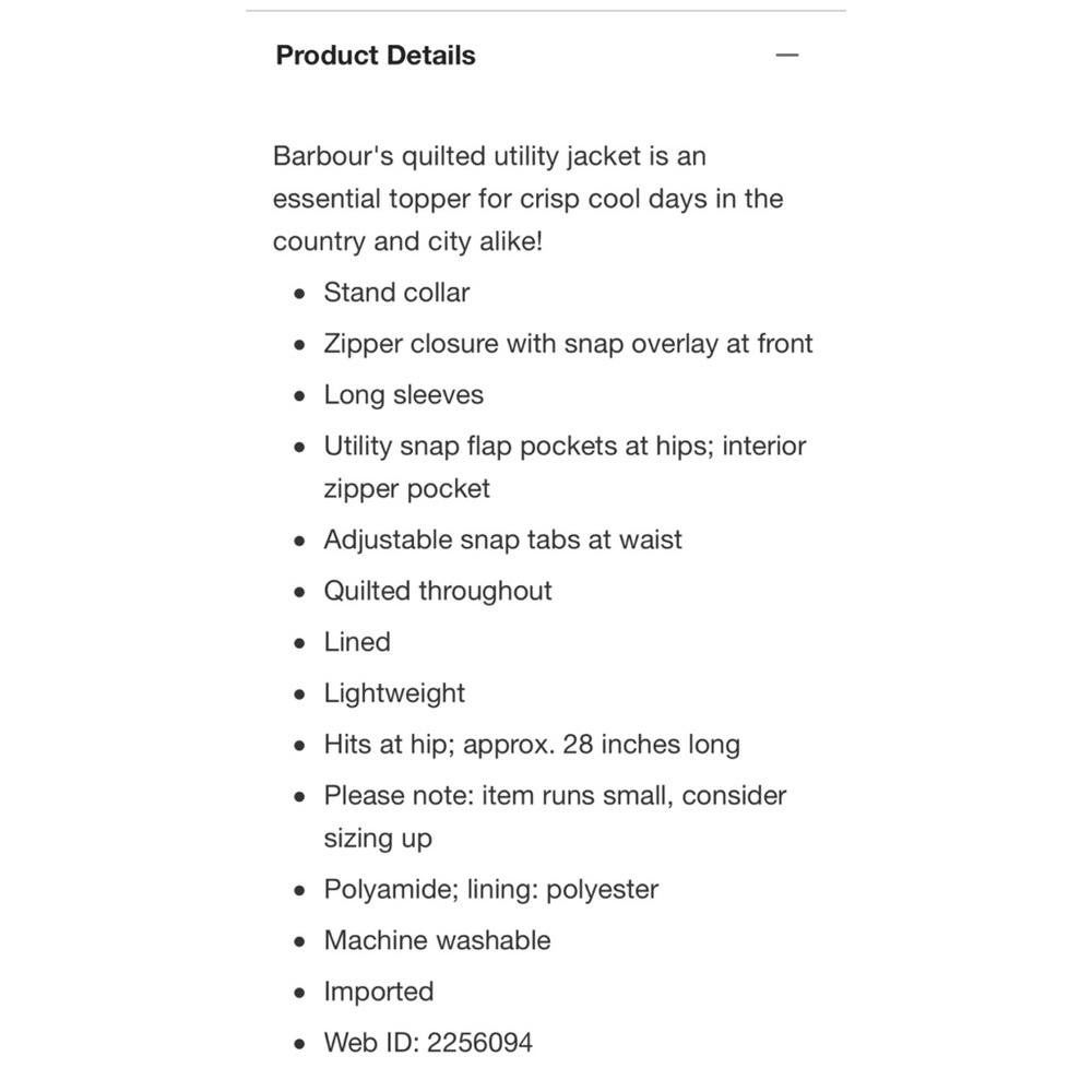 Barbour Quilted Utility Jacket In Black - image 8